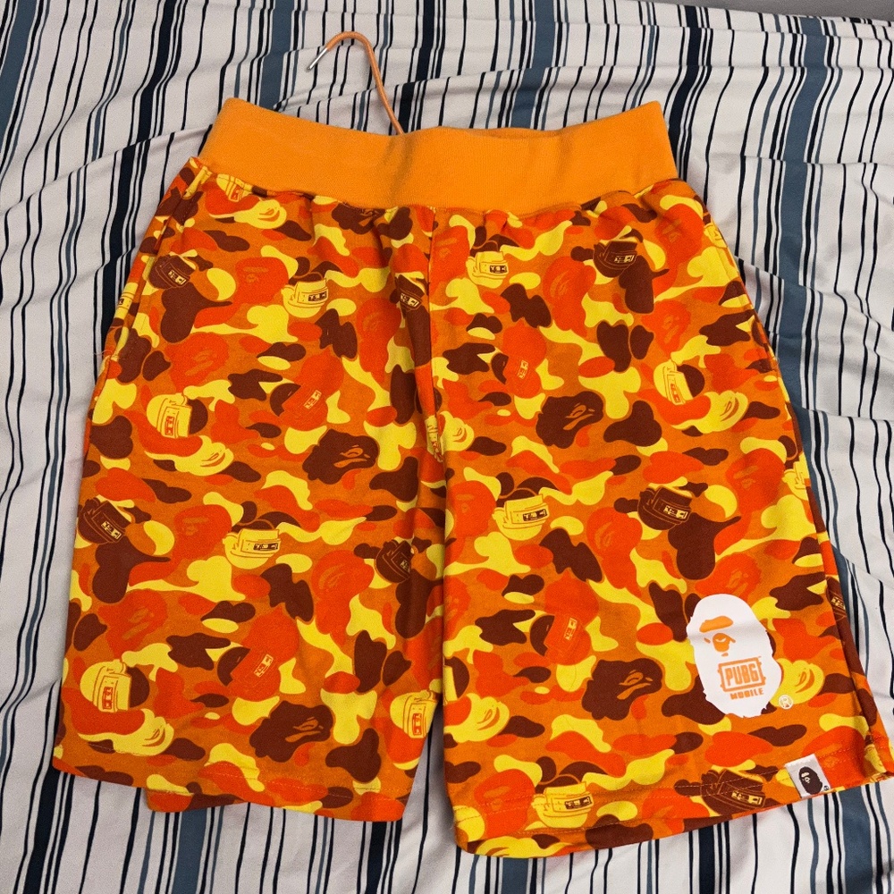 Men Bape Shorts PUB G COLLAB